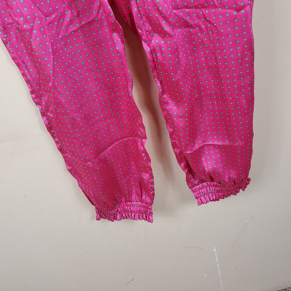 Aerie Polka Dot Sateen Sleep Joggers Size M - Picture 2 of 7